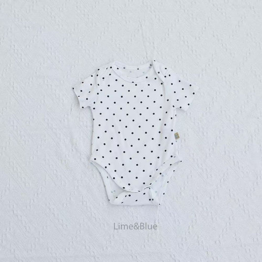 LB05/ 波點包屁衫