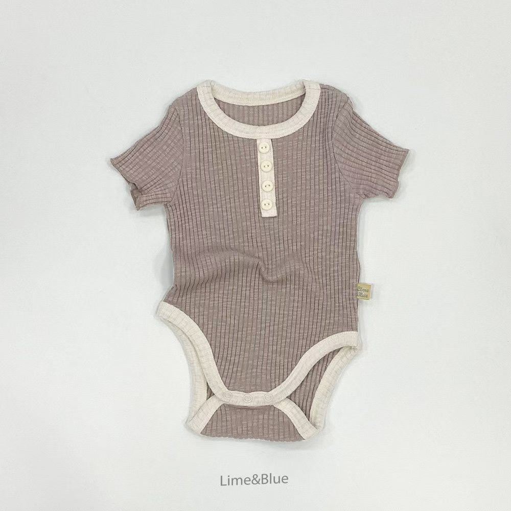 LB07/ 莫蘭迪色系包屁衫