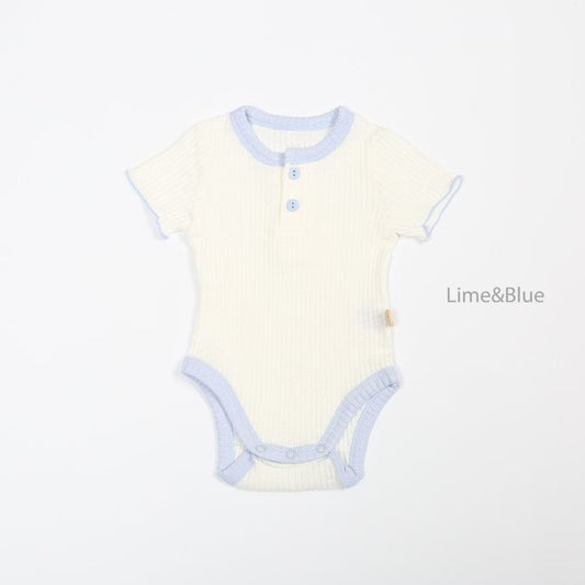 LB11/ 糖果色直紋包屁衫