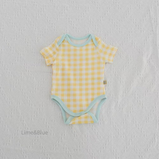 LB17/ 格仔包屁衫