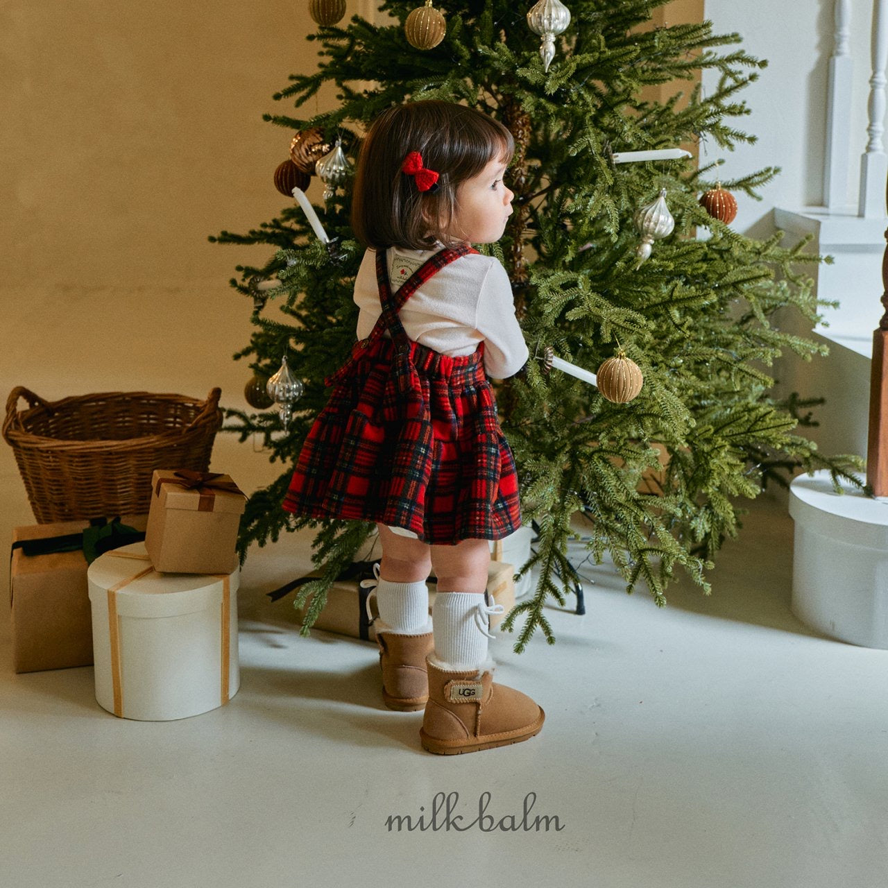 格仔/波點吊帶裙