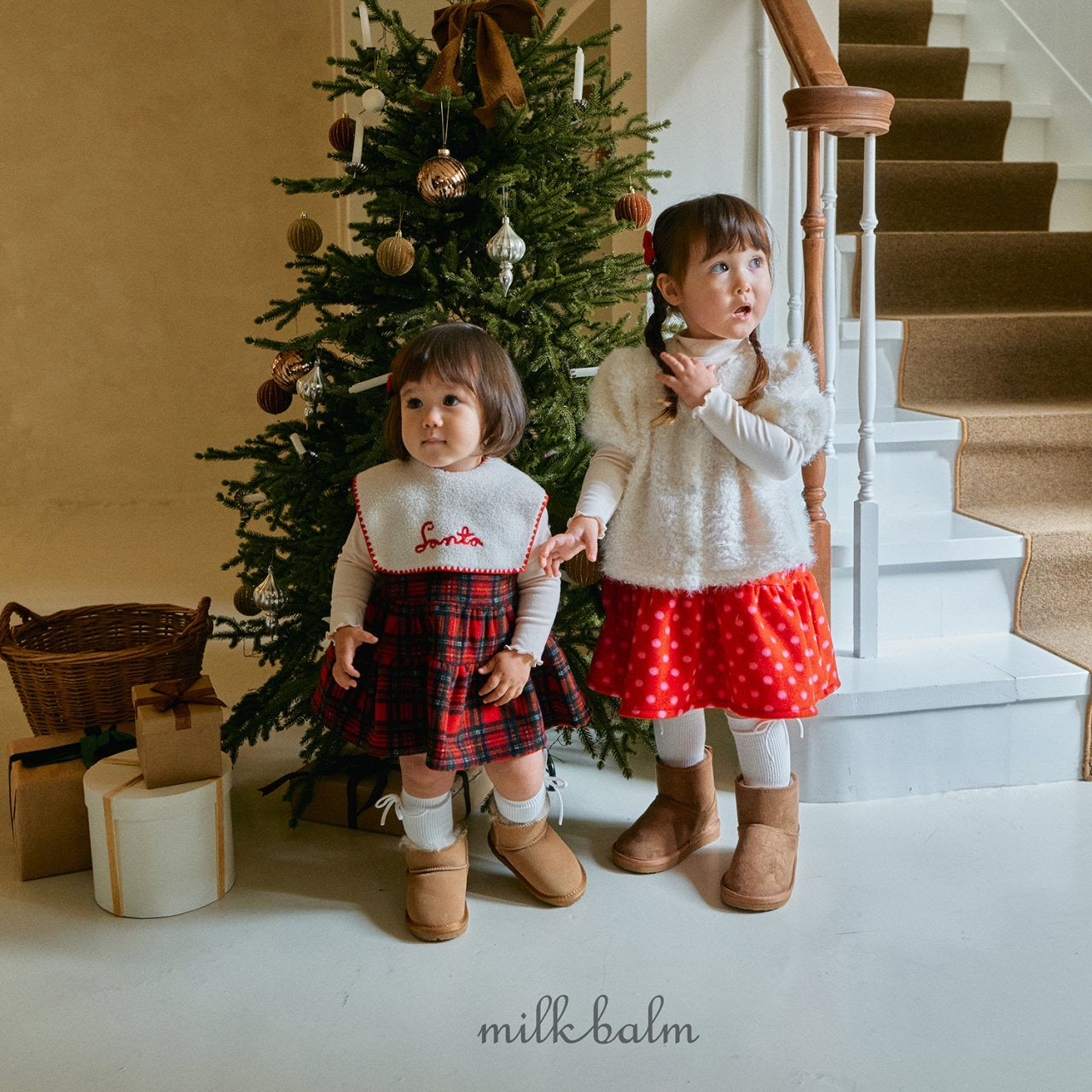 格仔/波點吊帶裙