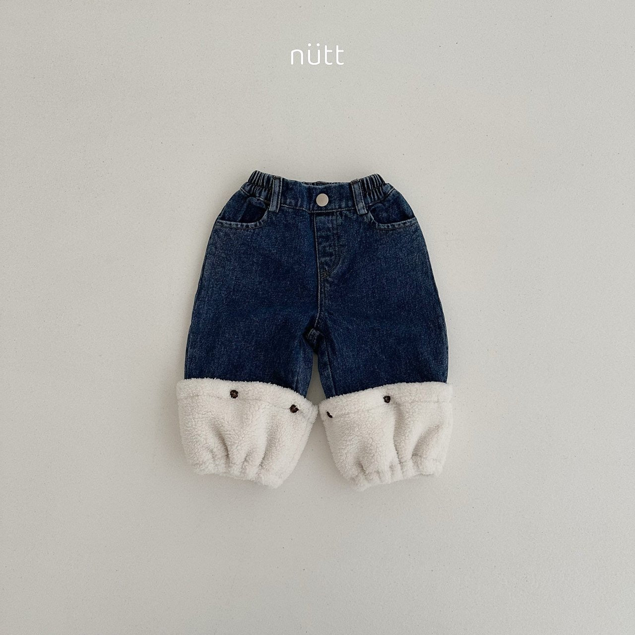 Nutt 25 Winter/ 牛仔長褲 (連可拆毛毛褲腳)