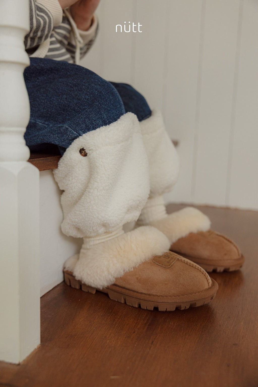 Nutt 25 Winter/ 牛仔長褲 (連可拆毛毛褲腳)