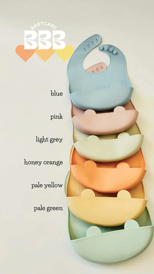 BC05/ 小熊矽膠圍兜