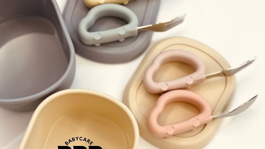 BC12/ 車車不銹鋼環狀學習叉匙套裝 (附矽膠收納盒)