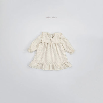 BN14 Square Dot Frill Dress