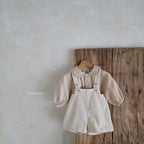 吊帶褲套裝 (襯衫+吊帶褲)