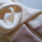 初冬間條套裝 (毛毛帽+上衣+褲仔)