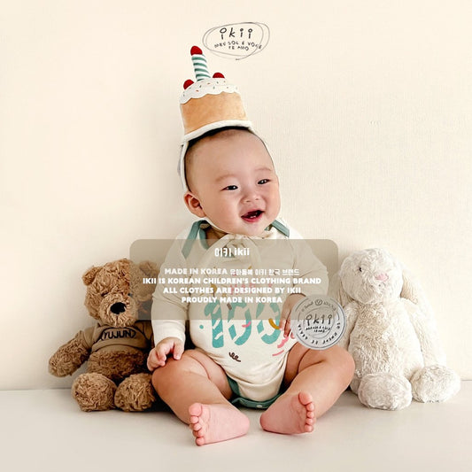 IK03/ 100 Days 連身衣+蛋糕帽套裝