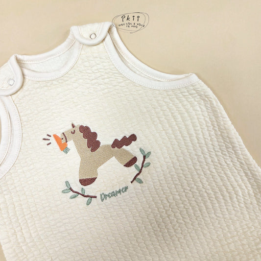 IK07/ 馬仔刺繡防踢背心