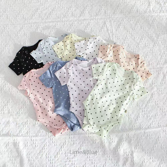 LB05/ 波點包屁衫