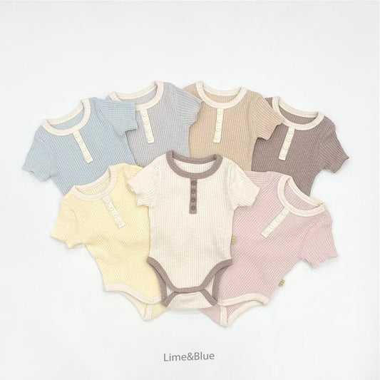 LB07/ 莫蘭迪色系包屁衫