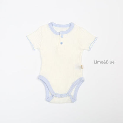 LB11/ 糖果色直紋包屁衫