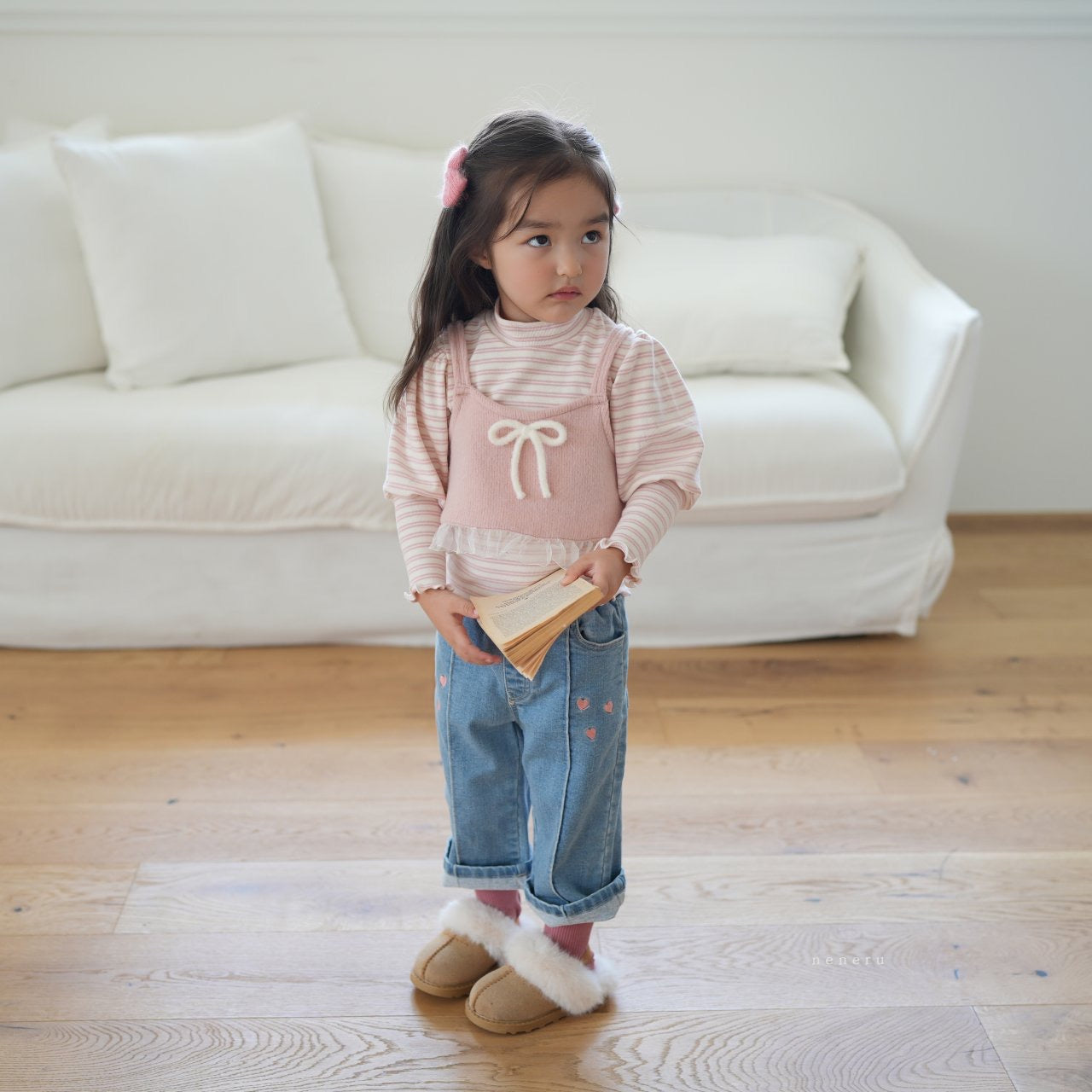 Neneru 25 Winter/ 蝴蝶結吊帶小背心