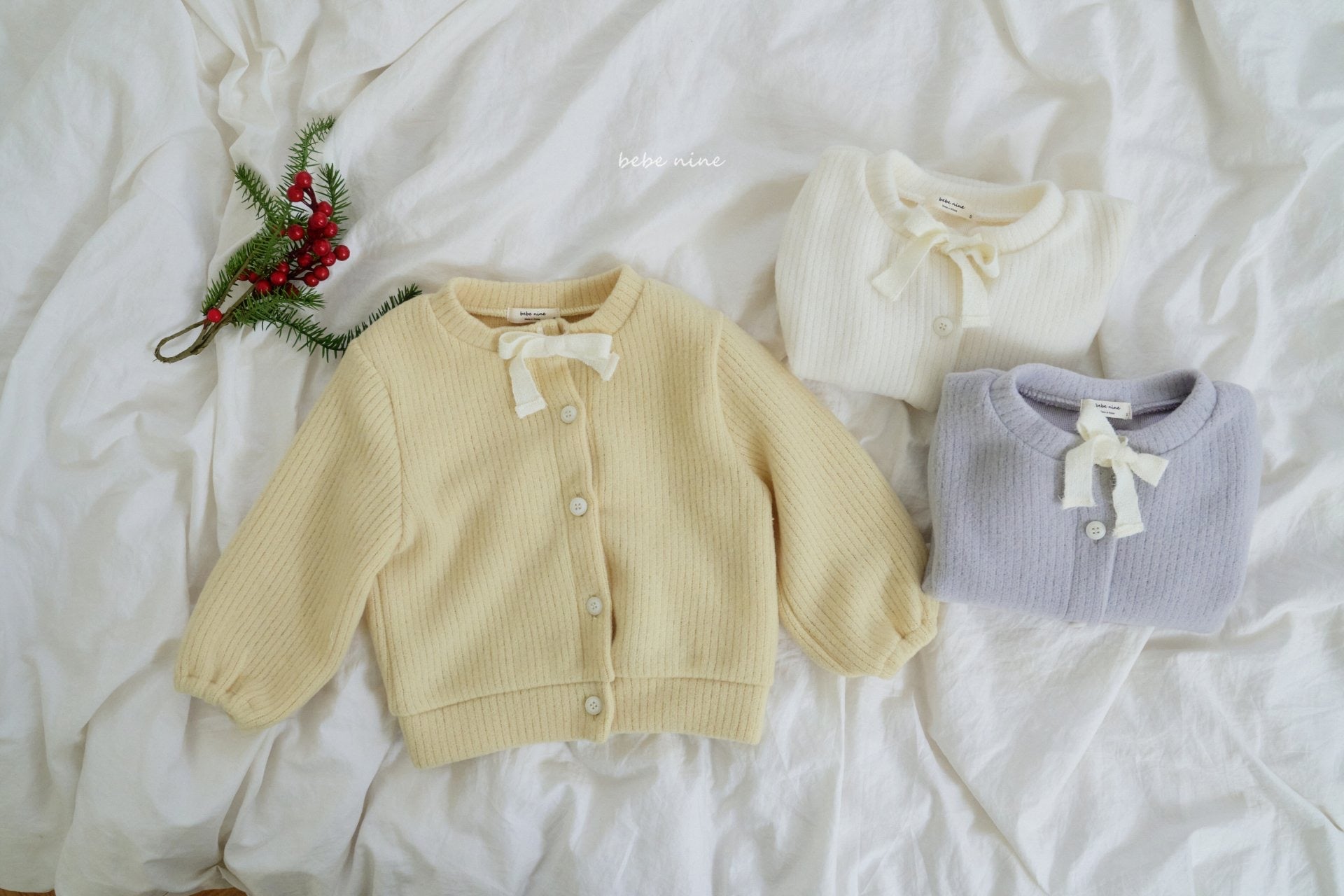 Bebenine 25 Winter/ 針織緞帶外套