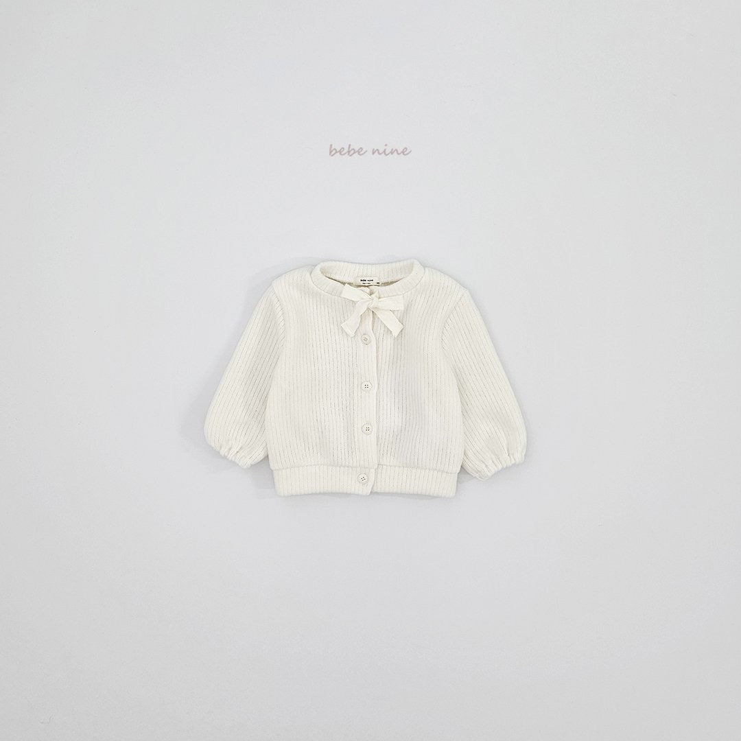 Bebenine 25 Winter/ 針織緞帶外套