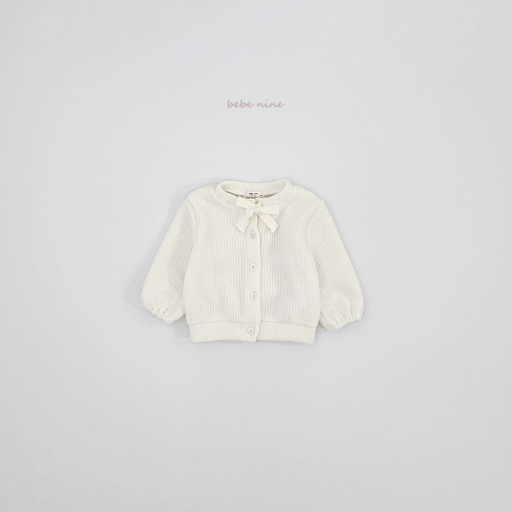 Bebenine 25 Winter/ 針織緞帶外套