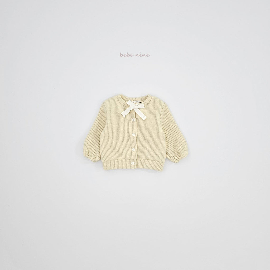 Bebenine 25 Winter/ 針織緞帶外套