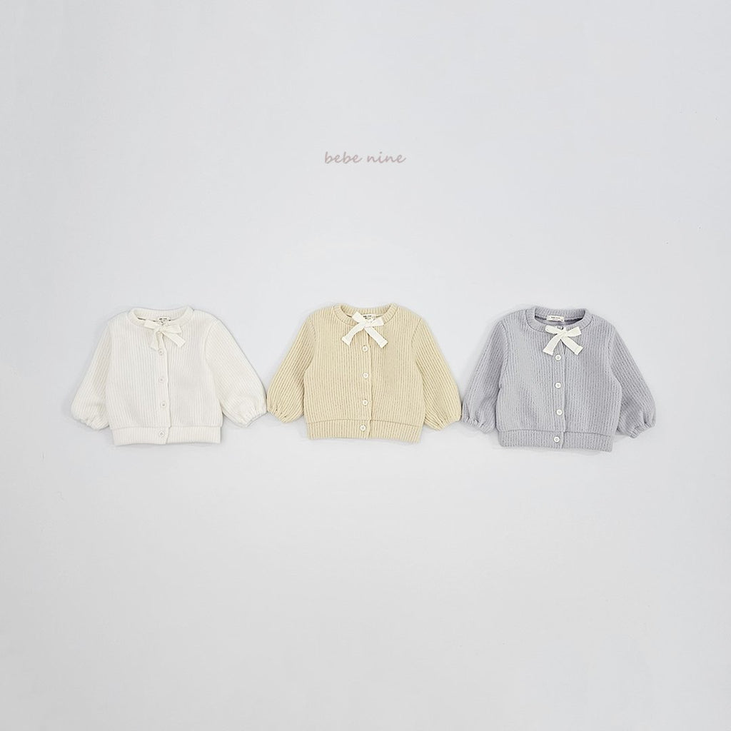 Bebenine 25 Winter/ 針織緞帶外套