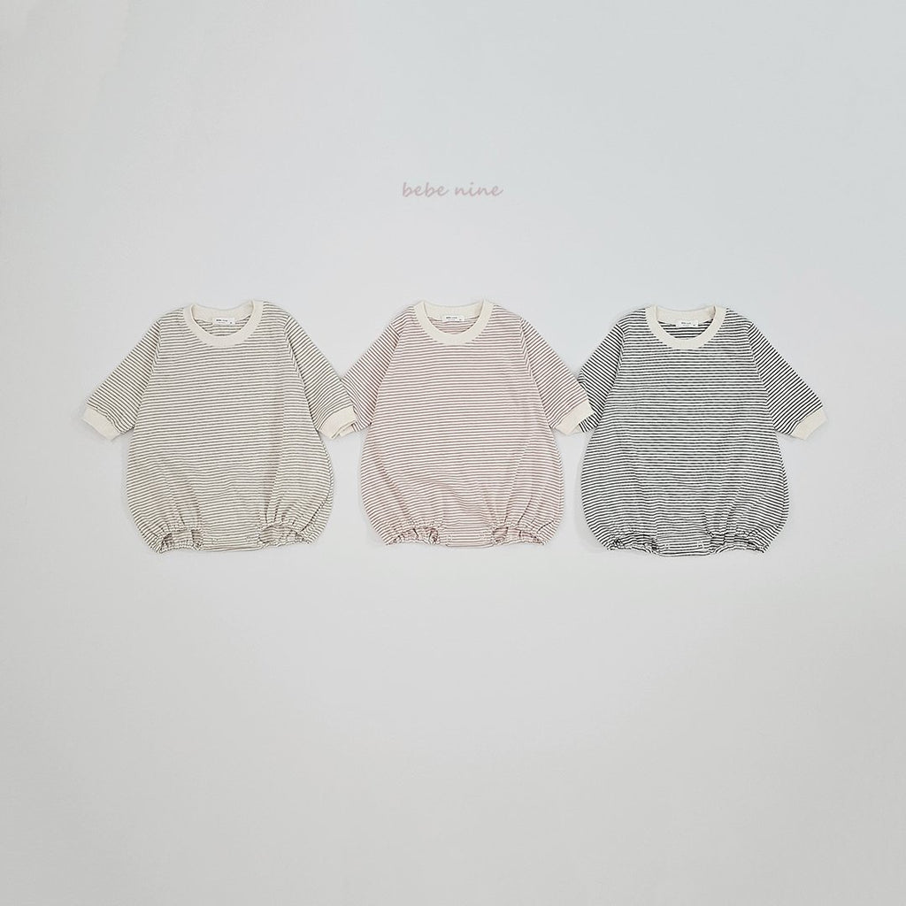 Bebenine 25 Winter/ 間條長袖包屁