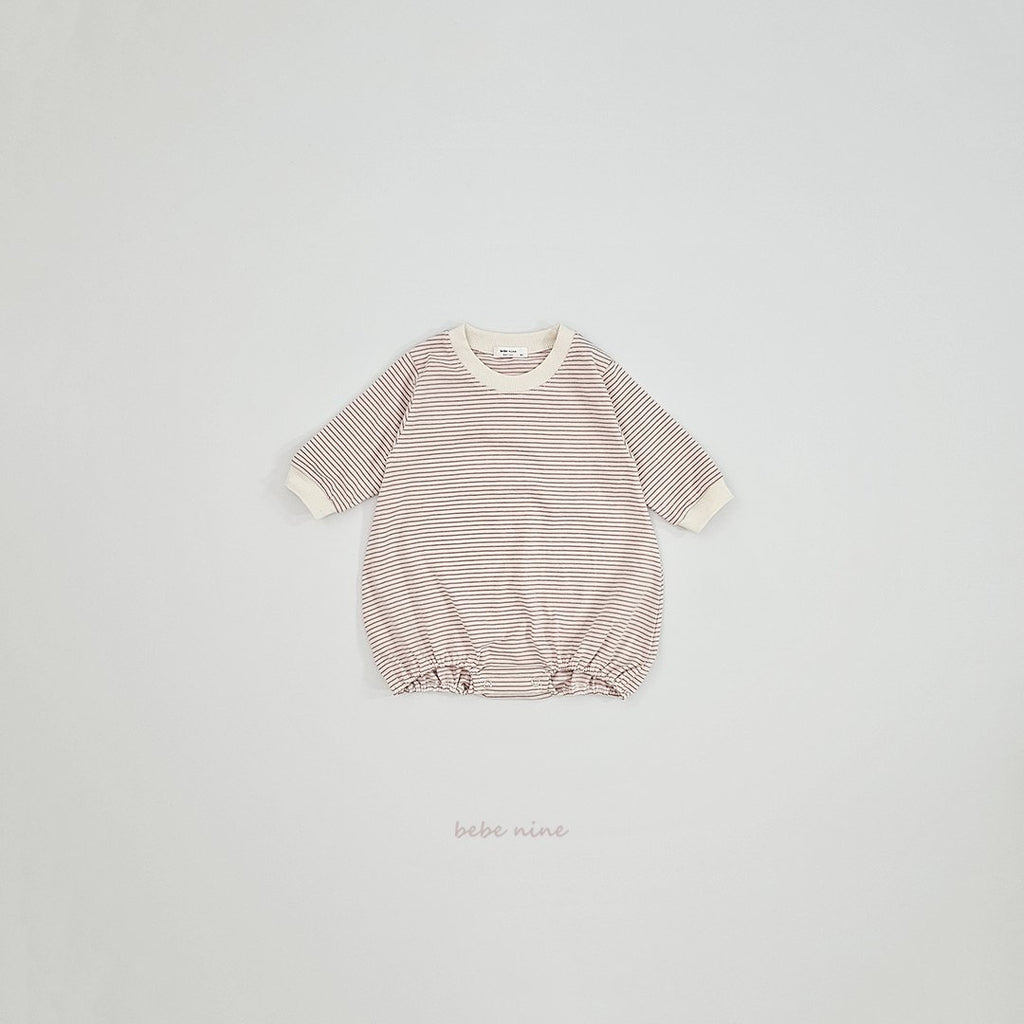 Bebenine 25 Winter/ 間條長袖包屁