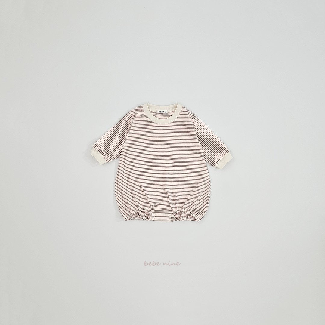 Bebenine 25 Winter/ 間條長袖包屁