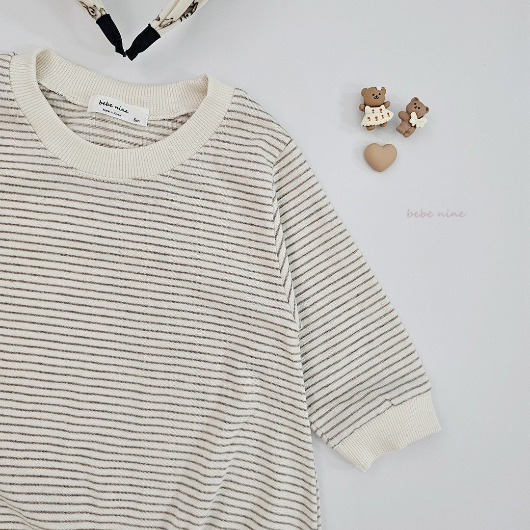 Bebenine 25 Winter/ 間條長袖包屁