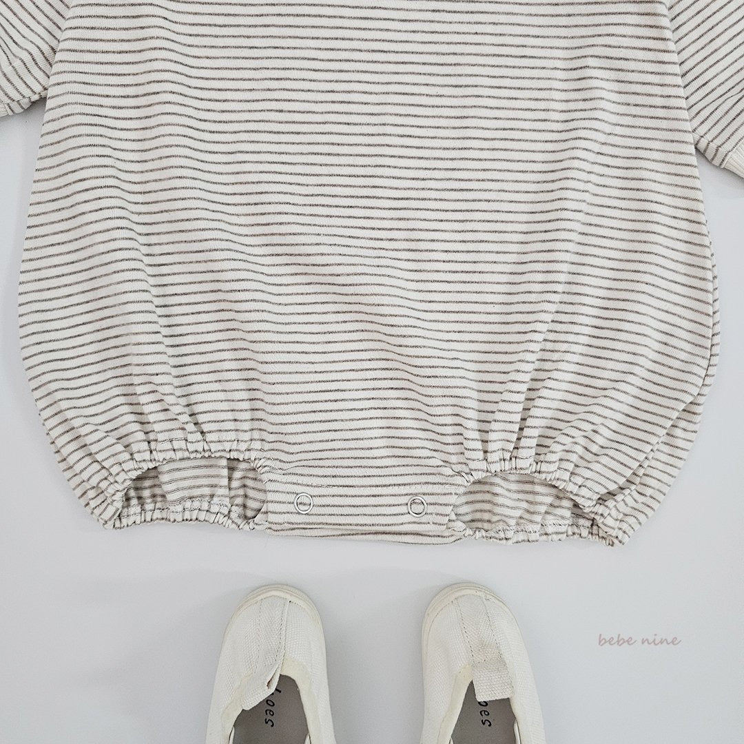 Bebenine 25 Winter/ 間條長袖包屁