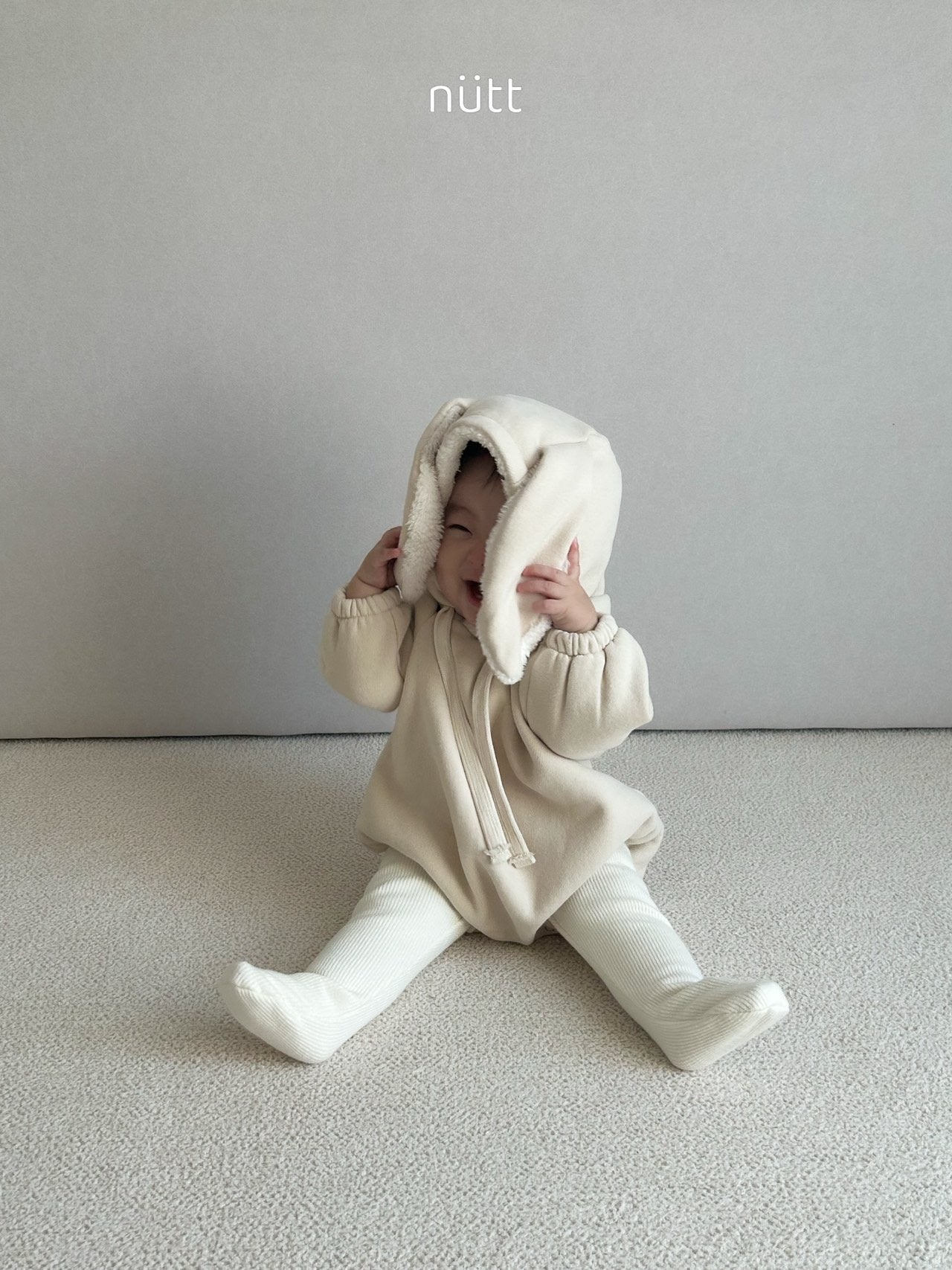 Nutt 25 Winter/ 兔兔連帽包屁衫