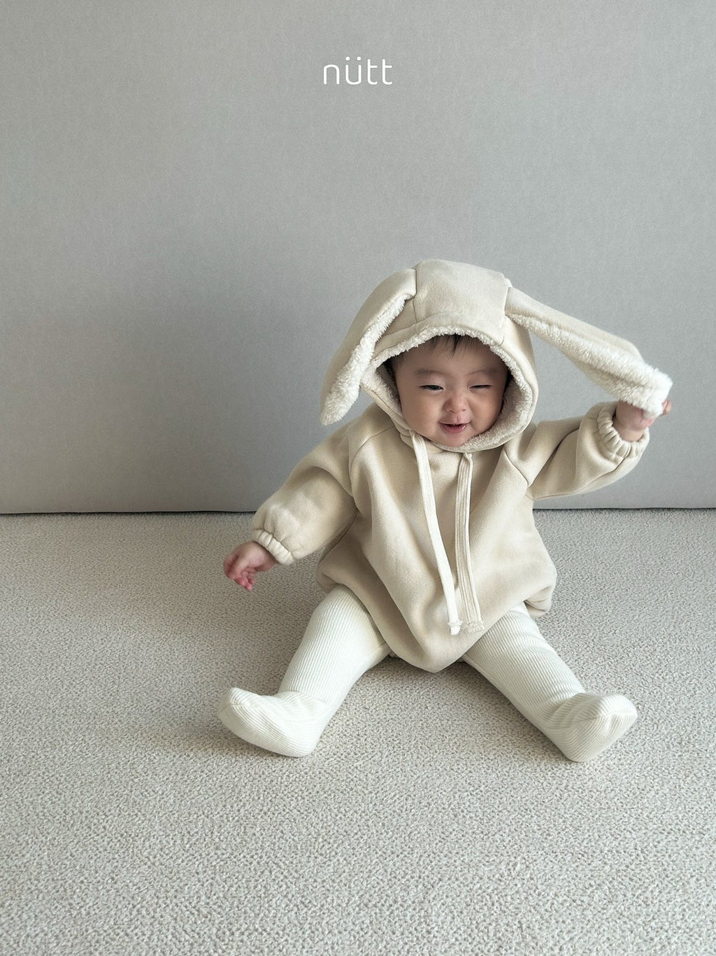 Nutt 25 Winter/ 兔兔連帽包屁衫