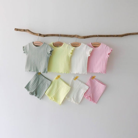 LN39/ Macaron set (T-shirt + pants set)