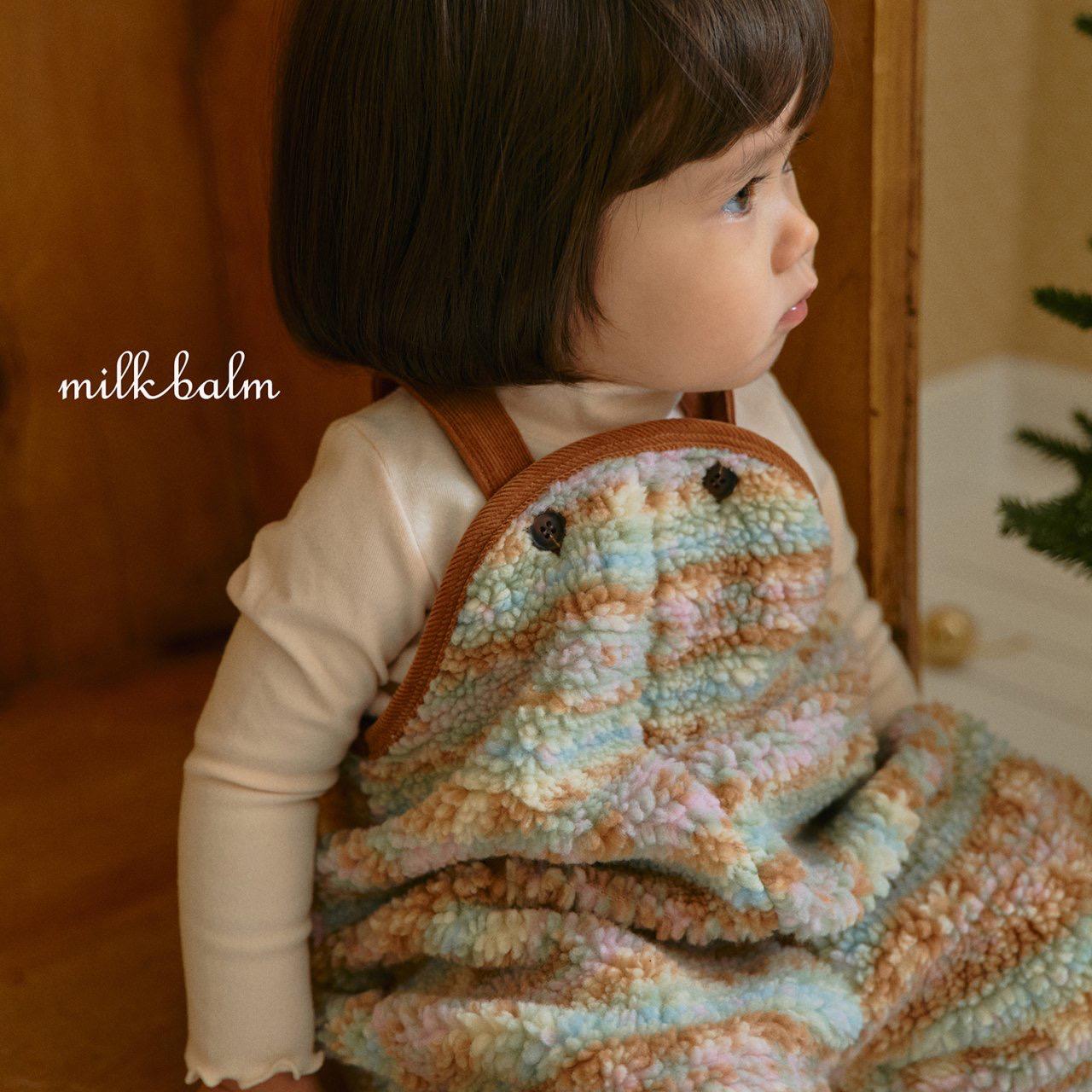 北歐風/心心絨毛工人褲