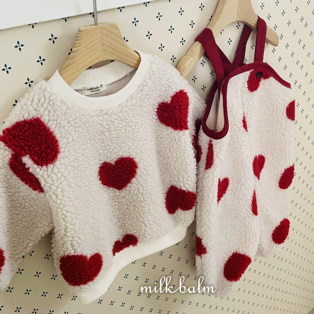 北歐風/心心絨毛衛衣