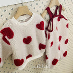 北歐風/心心絨毛衛衣