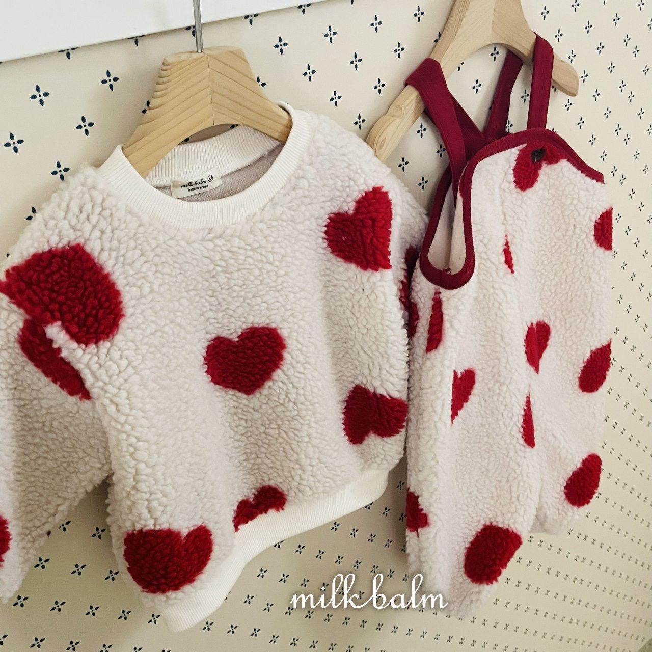 北歐風/心心絨毛衛衣