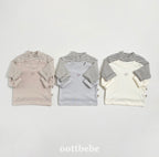 半樽領棉質長袖衫(兩件裝)