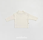 半樽領棉質長袖衫