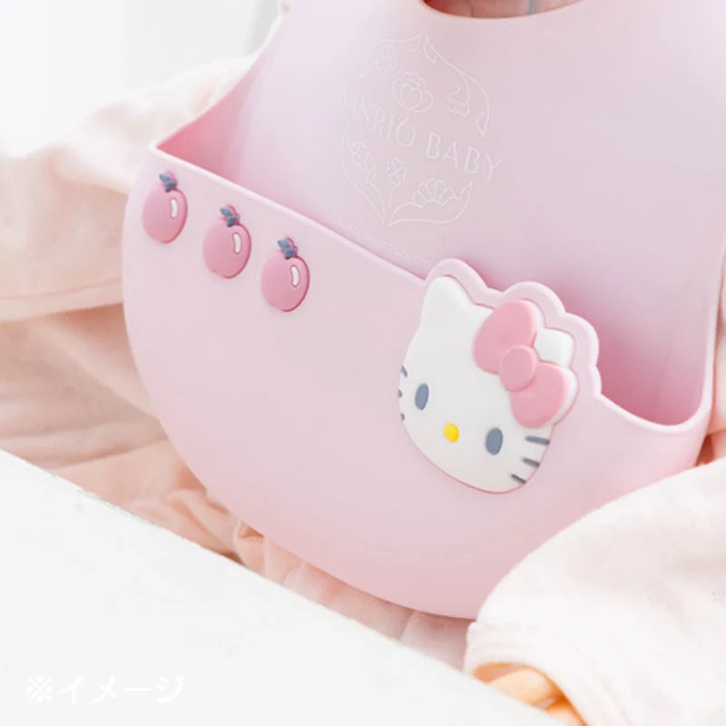 【日本直送】Sanrio Baby Hello Kitty 矽膠圍兜