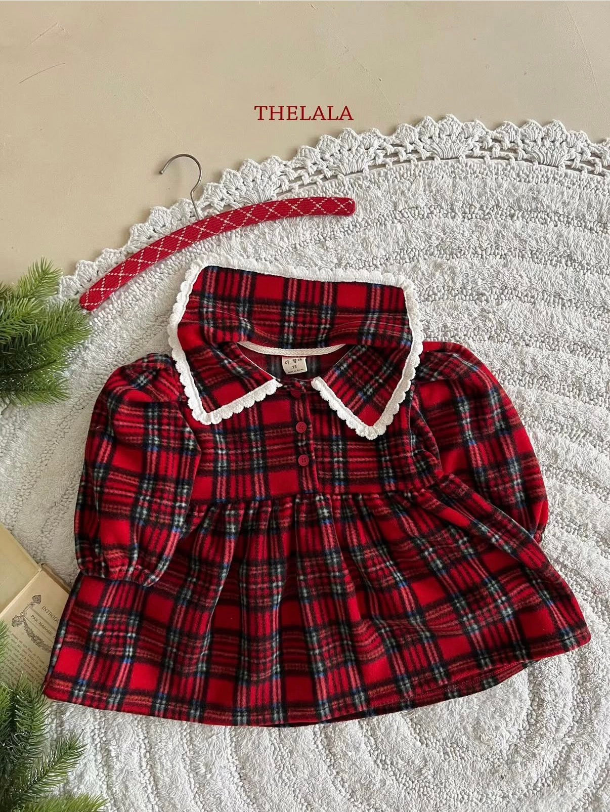 冬日格仔裙